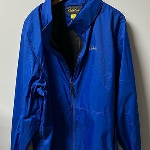 Cabela’s Full Zipper Blue Windbreaker XXL